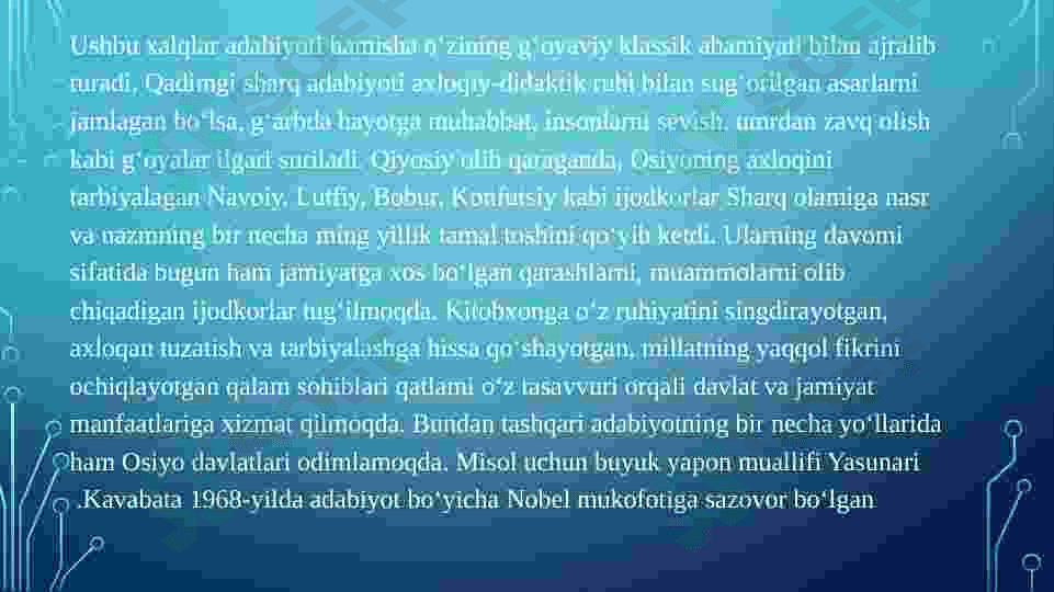 Sharq mumtoz adabiyotshunosligi tarixi 5