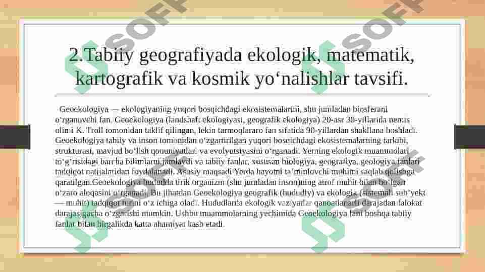Oʻzbekiston tabiiy geografiyasi. 5