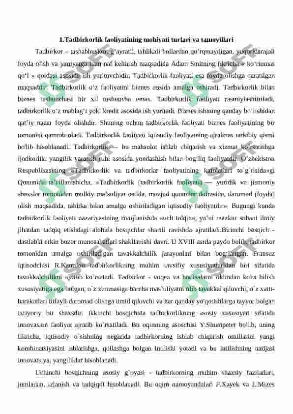 tadbirkorlik faoliyati 5