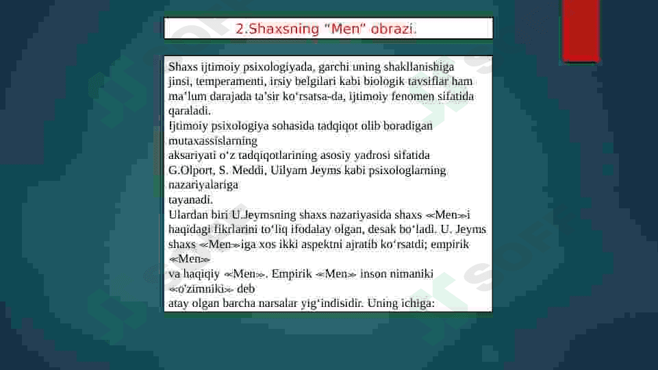 Ijtimoiy psixologiyada shaxs muammosi. 5