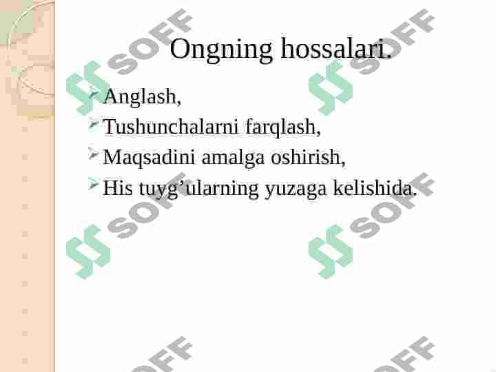 Kagnitiv jarayonlarni shakillanishi 5