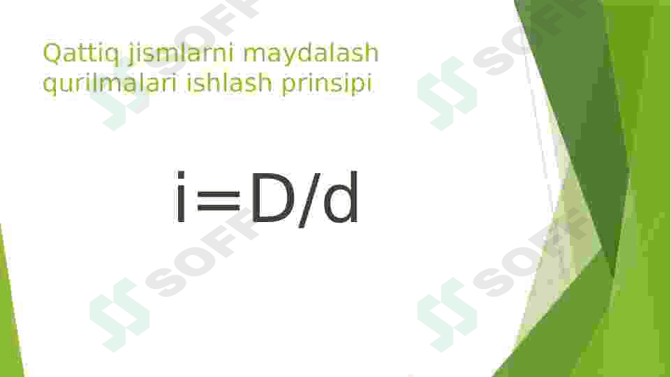 Qattiq jismlarni maydalash qurilmalari ishlash prinsipi 5