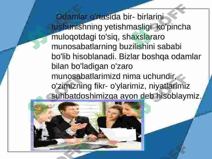 Oilada shaxslararo munosabatlarning xususiyatlari. 5