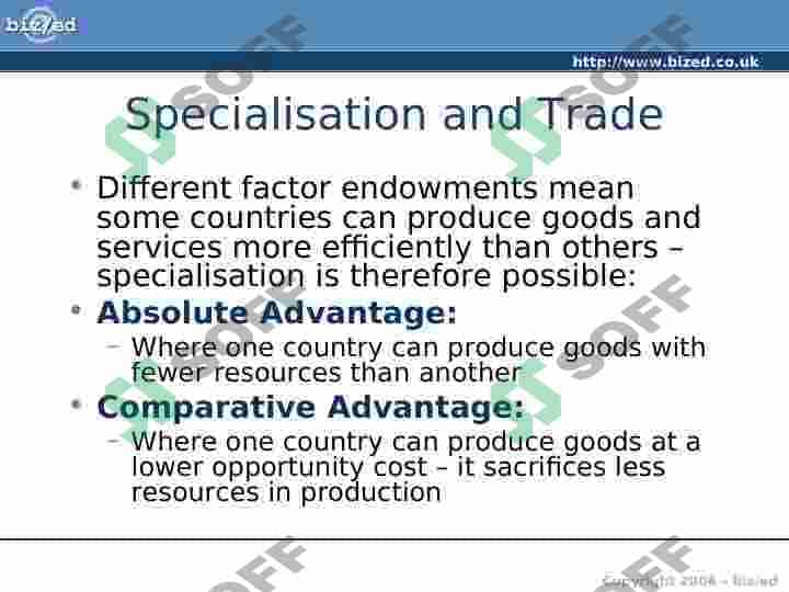 Trade, The Balance of Payments and Exchange Rates 5