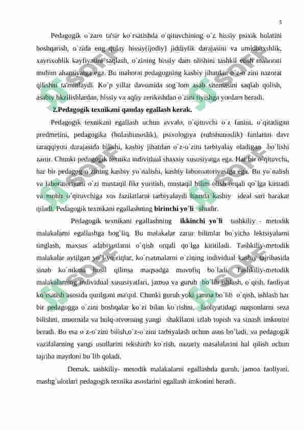 Pedagogik texnika 5