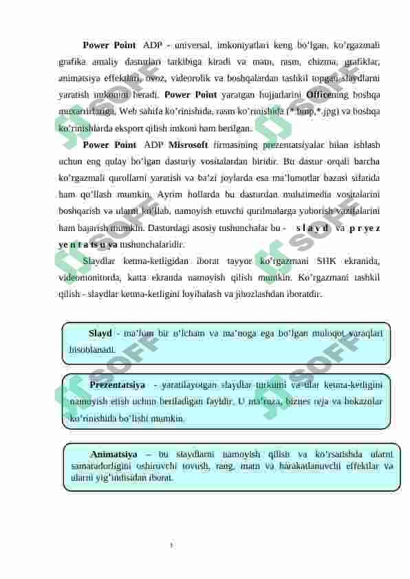 Microsoft PowerPoint 5