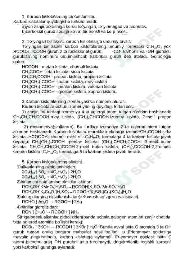 Organik kimyodan qoʻllanma 5