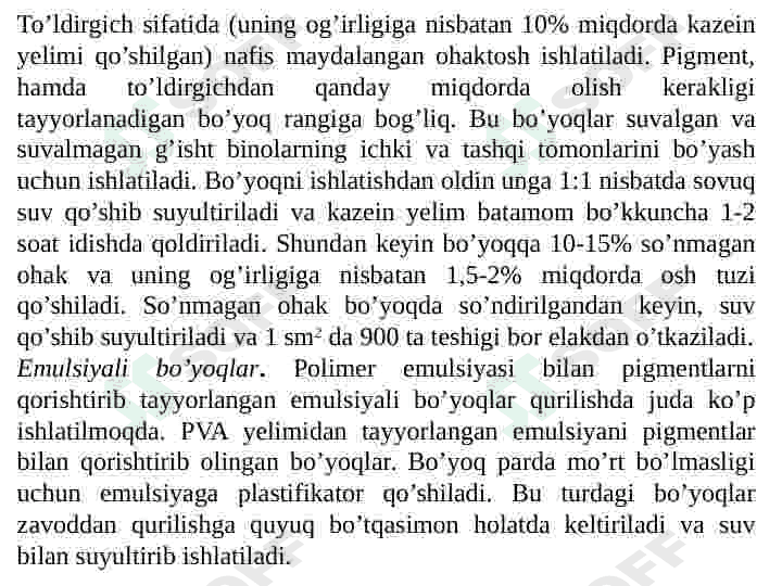 LOK-BO‘YOQ MATERIALLARINING TURLARI 5