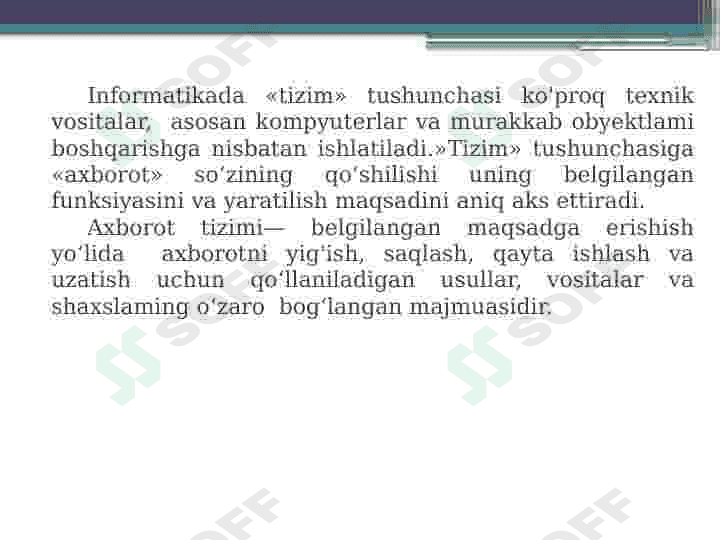 Qurilishda axborot tizimlari 5