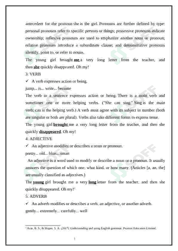 Grammar for speaking 5