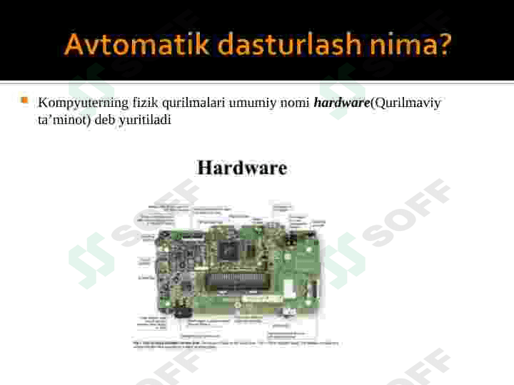 Avtomatik dasturlash 5