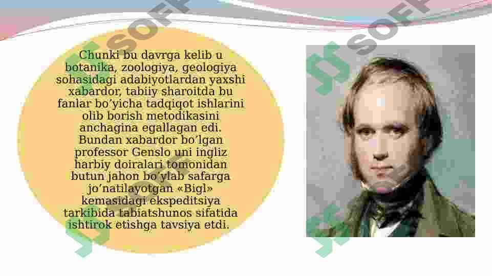 Charlz Darvinning hayoti va faoliyat 5