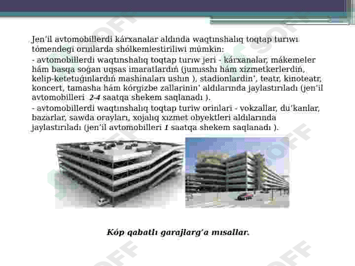 Shahar transport tizimin rejalashtirish 5
