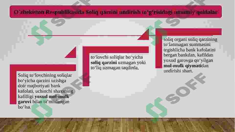 Yaponiyada soliq qarzini undirish tartibi. 5