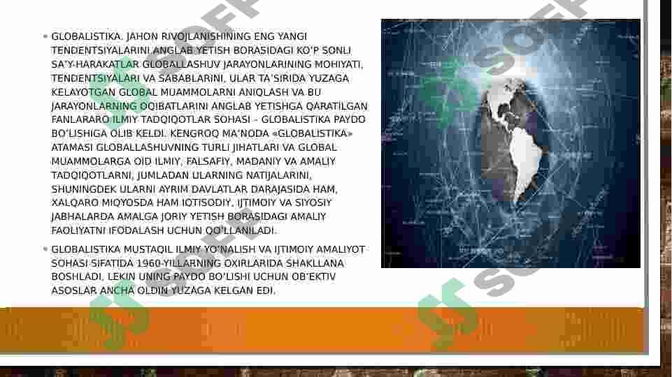 Global jarayonlar dialektikasi 5
