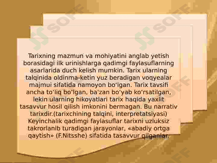 TARIX FALSAFASI VA FALSAFA TARIXI UYG‘UNLIGI 5