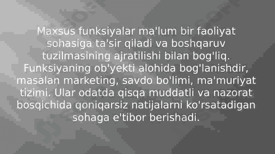Qurilish kompaniyasining boshqaruv tuzilishi 6