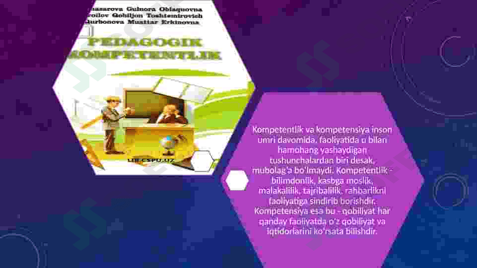 Pedagogik kompetentlikning tuzilishi va mazmuni 6