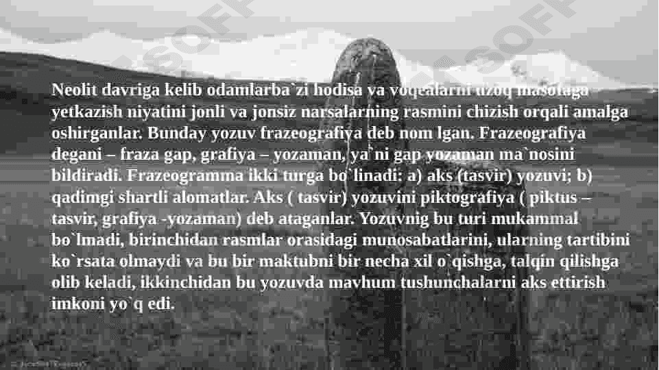 Eng qаdimgi dаvrdа yozuvning pаydо bo’lishi. “Avesto”dagi pedagogik qarashlar 6