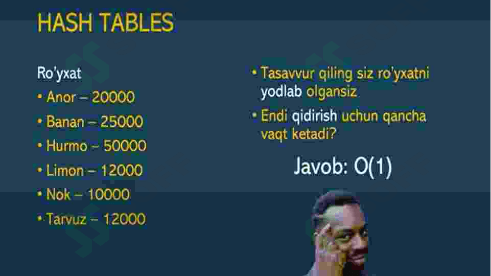 Algoritmlash va ma'lumotlar strukturasi 6