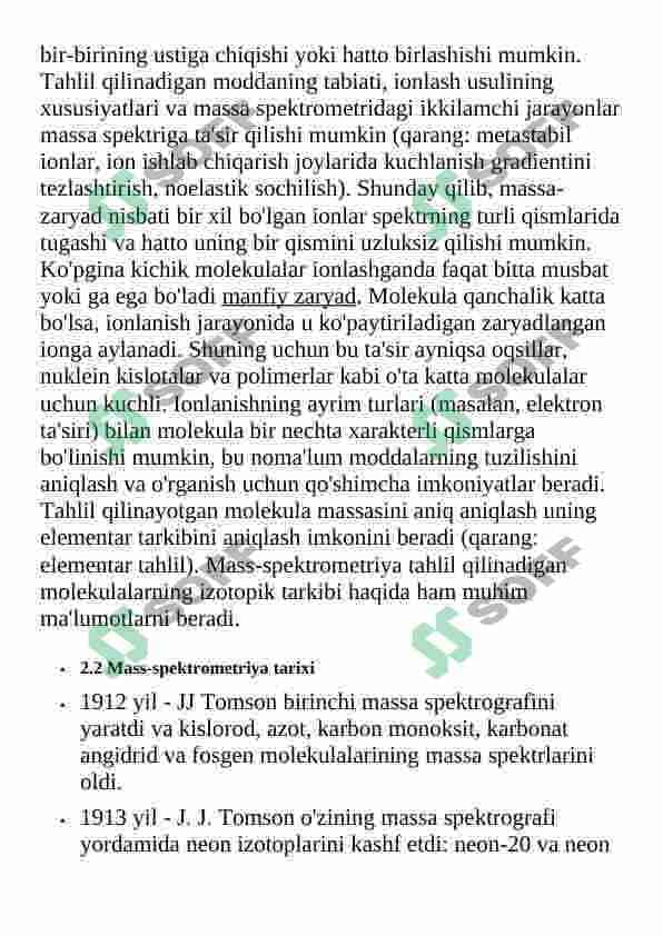Neyroleptiklarni Xromato-Mass spektrometrik tahlili 6