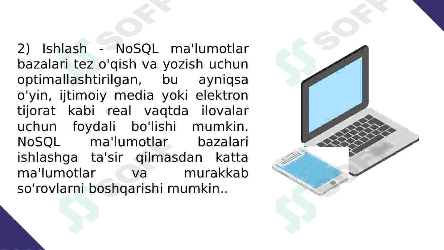 BIG DATA UCHUN MA'LUMOTLAR BAZASI TEXNIKASI 6