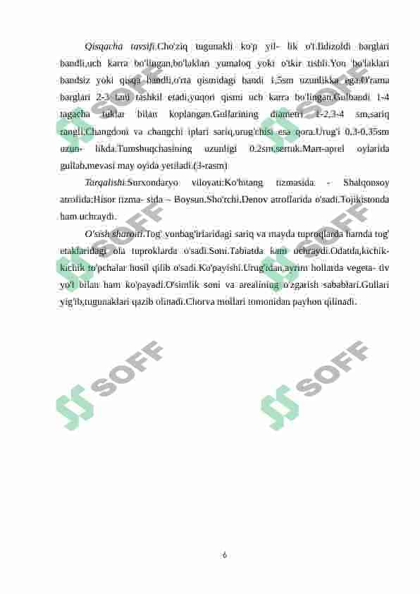 O`zbekiston Respublikasi Qizil kitobi 6