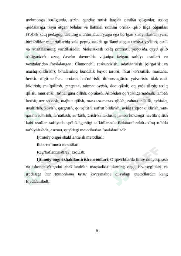 INSONIYLIK VATANPARVARLIK RUHIDA TARBIYALASHDA KREATIV YONDASHUV 6