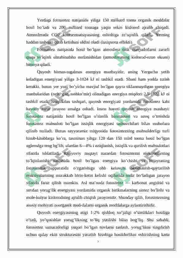 fotosintez va uning ahamiyati 6