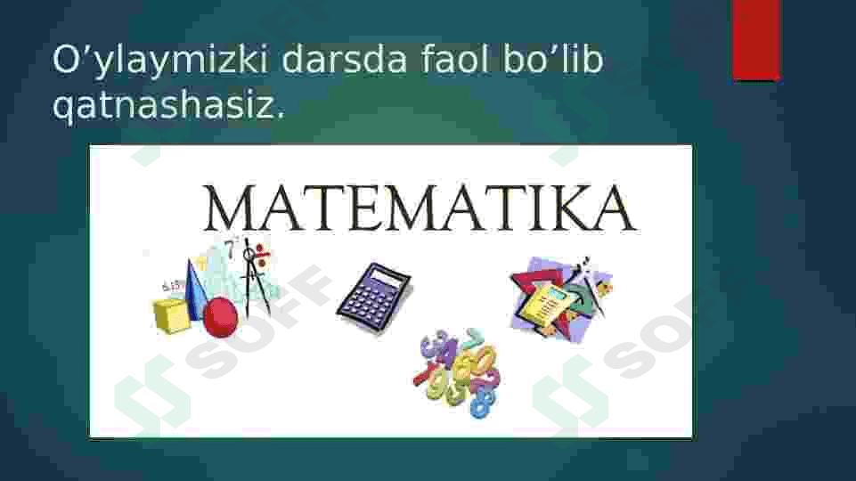 Moda,Mediana va sonning o'rta arifmetikini topish 6