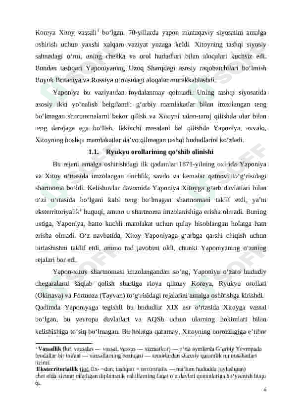 XIX asrning 70- 90-yillar boshidagi Yaponiya tashqi siyosati 6