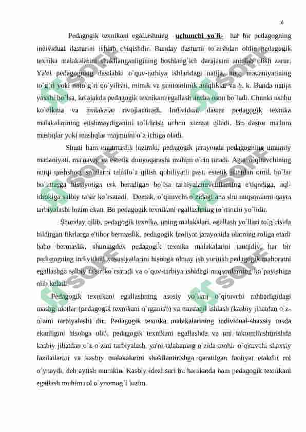 Pedagogik texnika 6