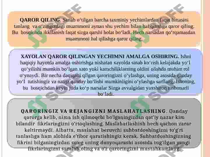 MUAMMONI HAL QILISHNING  ASOSIY STRATEGIYALARI 6