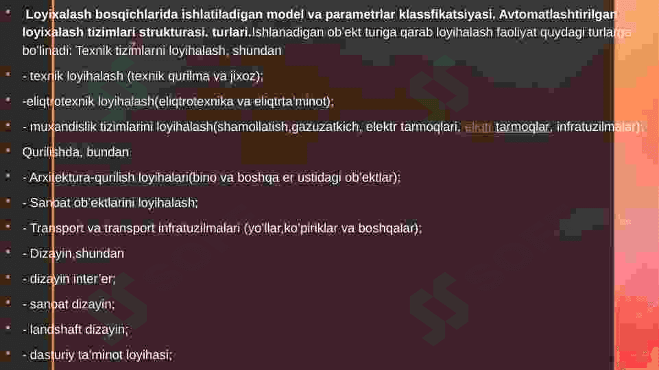 QURILISHDA AVTOMATLASHTIRILGAN LOYOHALASH TIZIMLARI 6