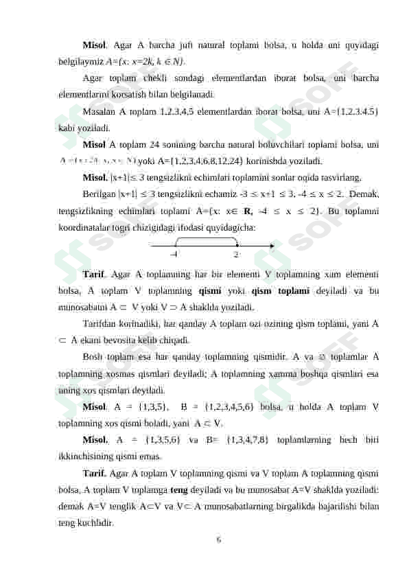 “Asosiy  algebraik  strukturalar”  (gruppa, halqa, maydon) 6