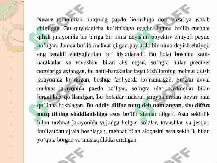 Psixik jarayonlarni shakllanishida tilning ahamiyati 6