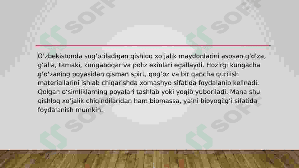 Biomassadan biogas olish texnologiyasi 6