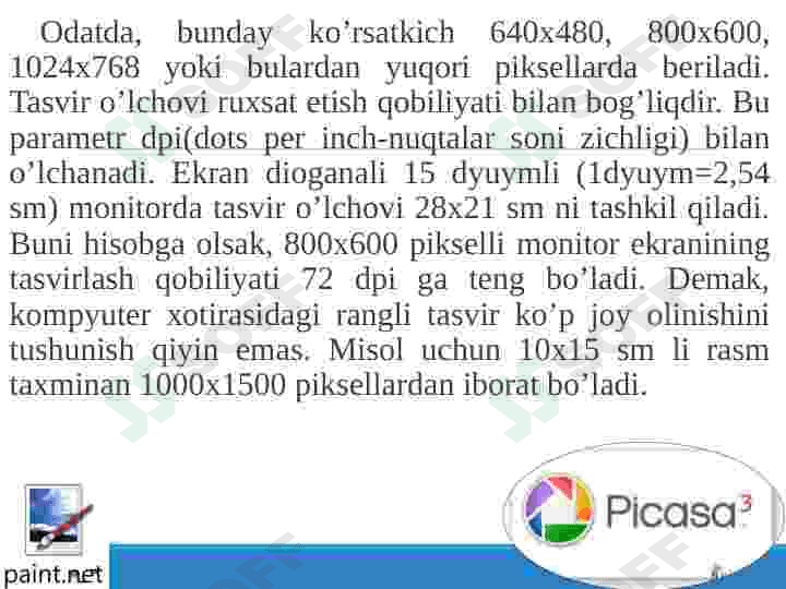 KOMPYUTER GRAFIKASI VA UNING TURLARI 6