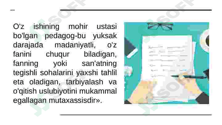 Pedagogik mahoratning tuzilishi va turlari 6