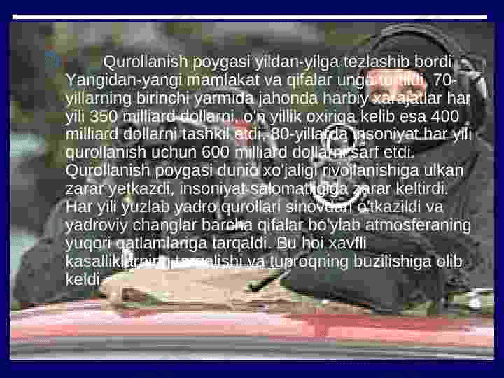 IKKINCHI JAHON URUSHIDAN SO'NG XALQARO MUNOSABATLAR. 6