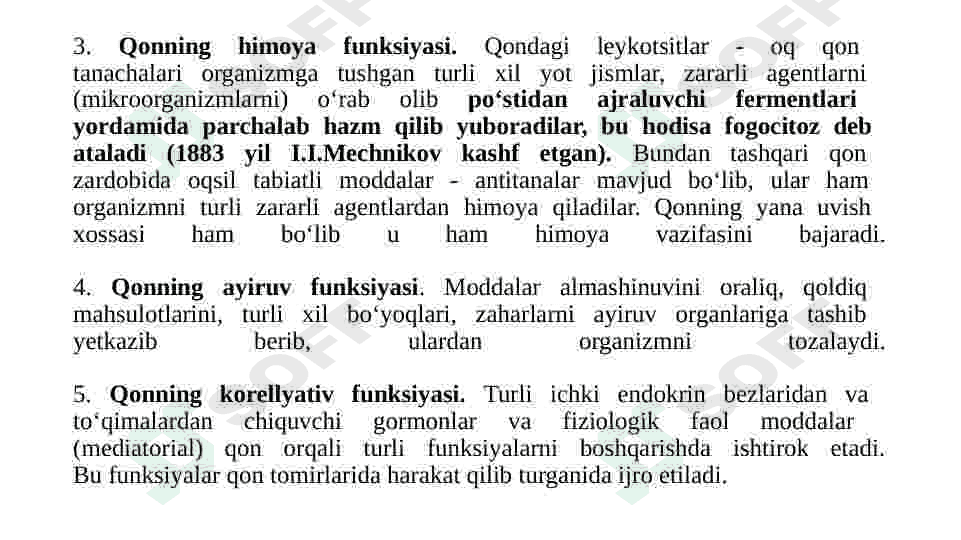 Qon fiziologiyasi 6