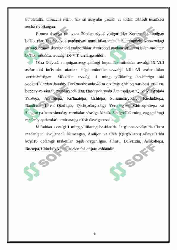 Oʻrta osiyoning qadimgi davr tarixiy geografiyasi 6