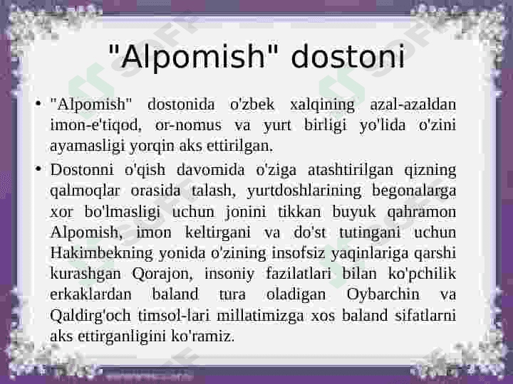 Alpomish dostoni 6