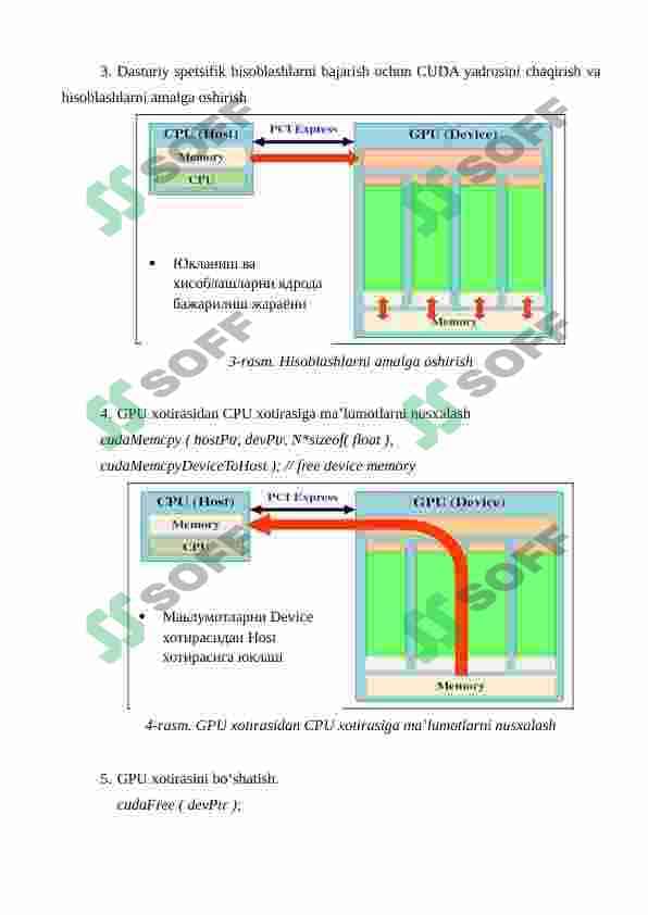 Geterogen hisoblash tizimlari. OpenCL kutubxonasining ma’lumotlarga parallel ishlov berishdagi imkoniyatlari 6