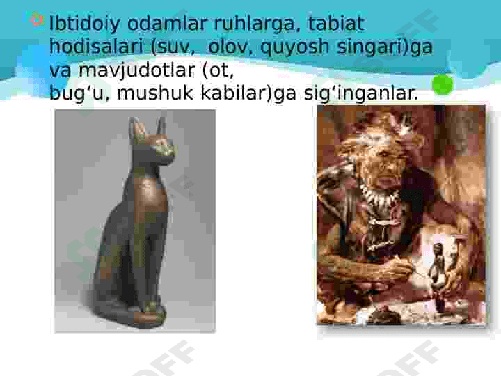 Dinning ibtidoiy shakllari 6
