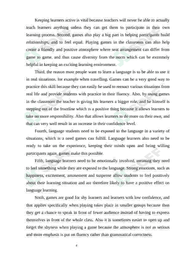 Implementation of national games in teaching EFL 6