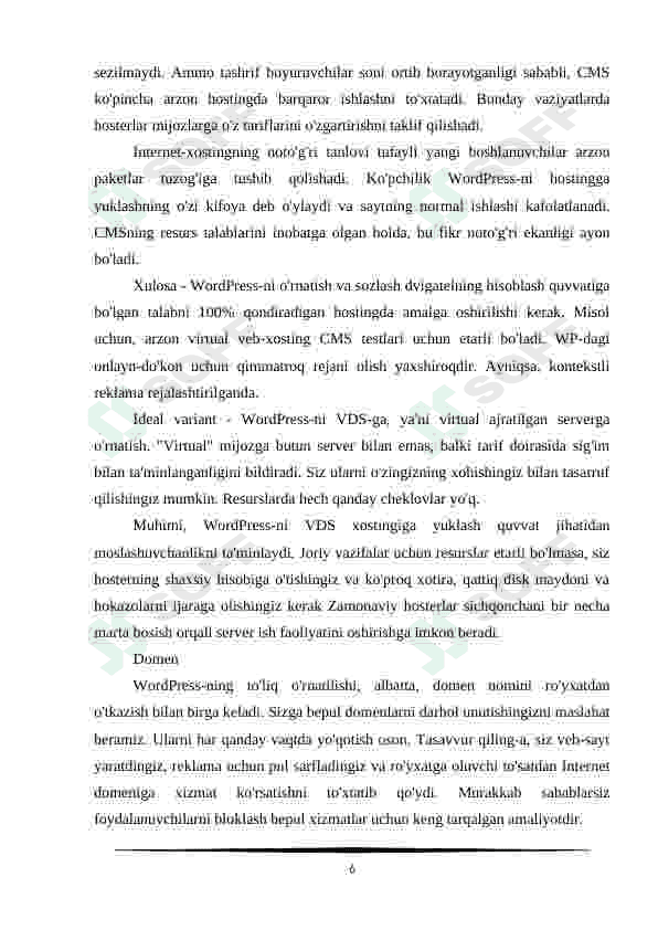 WordPressda ma'lumotlar bazasi bilan ishlash 6