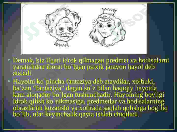 xayol haqida tushuncha 6