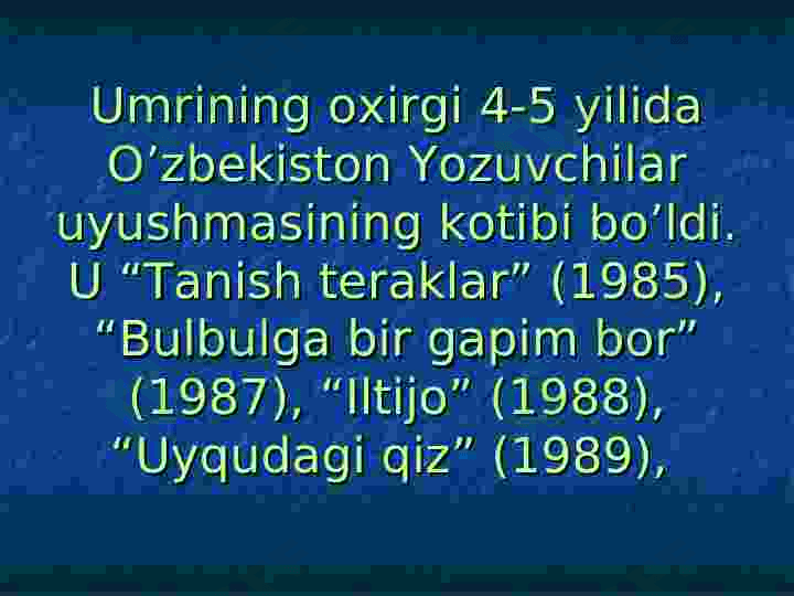 Muhammad Yusuf hayoti va ijodi 6