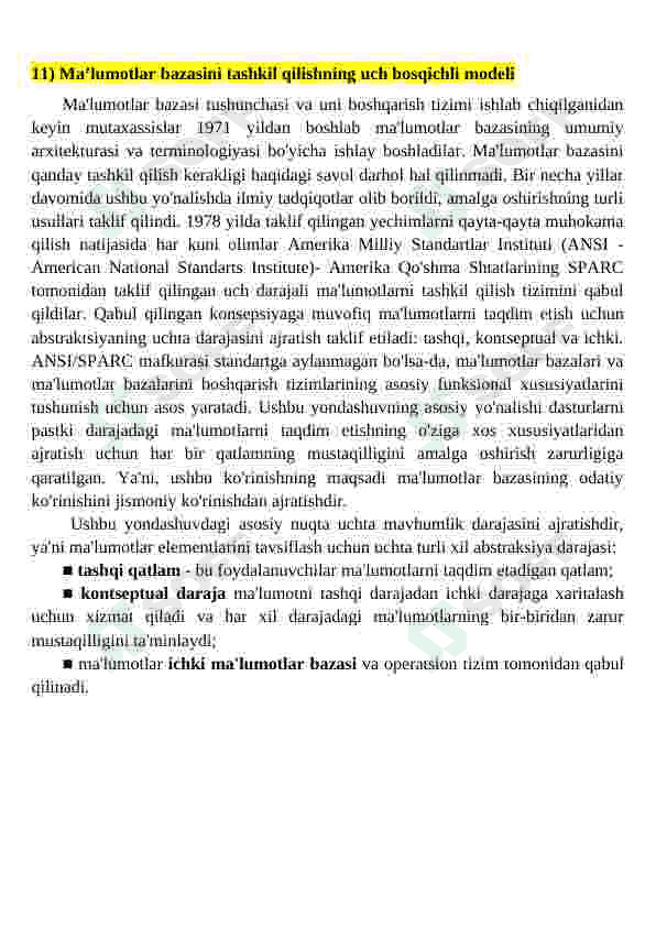 1-116 malumotlar bazasi yakuniy savollarga javob 6